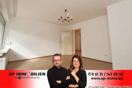 AP Immobilien GmbH Mainz - Wohnung kaufen in Mainz - *EIGENNUTZUNG ODER KAPITALANLAGE* 3 Zimmer, Küche, Bad, Balkon *PROVISIONFREI F. D. KÄUFER*