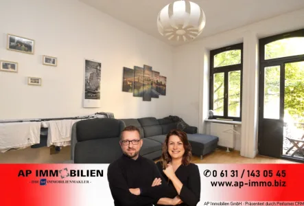 AP Immobilien GmbH - Wohnung mieten in Wiesbaden - RHEINGAUVIERTEL - großzügige 2-Zimmer-Wohnung für Stadtmenschen