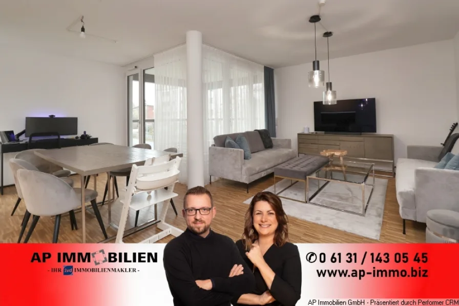 AP Immobilien GmbH Mainz - Wohnung mieten in Mainz - GONSENHEIM - Neues Jahr, neue Wohnung! Wohnglück auf 68m²