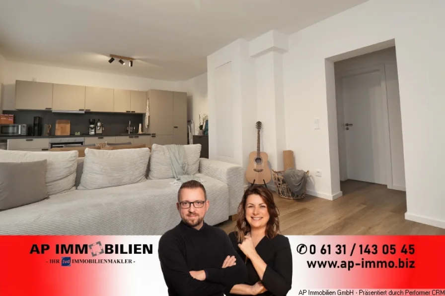 AP Immobilien GmbH Mainz - Wohnung mieten in Mainz - MAINZ ALTSTADT - NEUWERTIGE-HOCHPARTERRE-WOHNUNG - 2ZKB