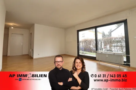 AP Immobilien GmbH Mainz - Wohnung mieten in Mainz - MAINZER WOHNTRAUM - 3 Zimmer - Erdgeschosswohnung mit Terrasse und Garten