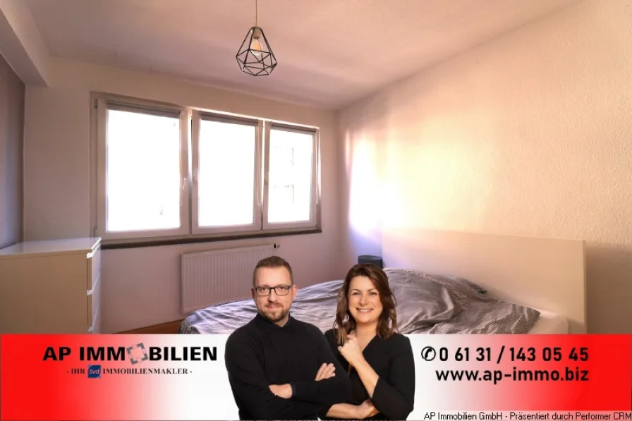 AP Immobilien GmbH - Wohnung mieten in Mainz - NEUSTADT - Der Klassiker: 2 Zimmer, Küche, Bad, Balkon