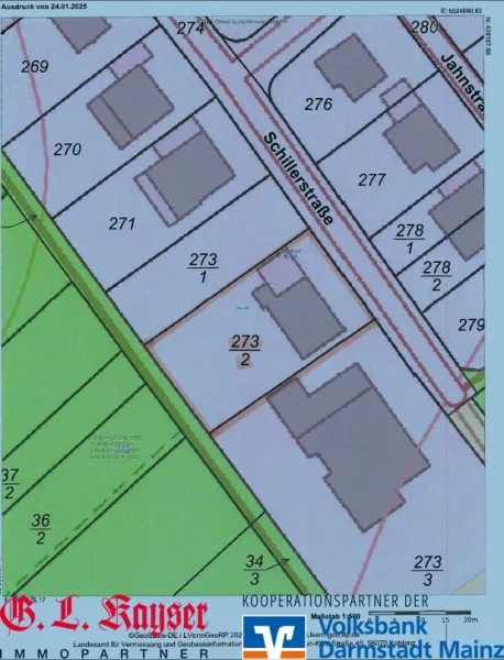 Lageplan-Grundstückseinteilung 237-2