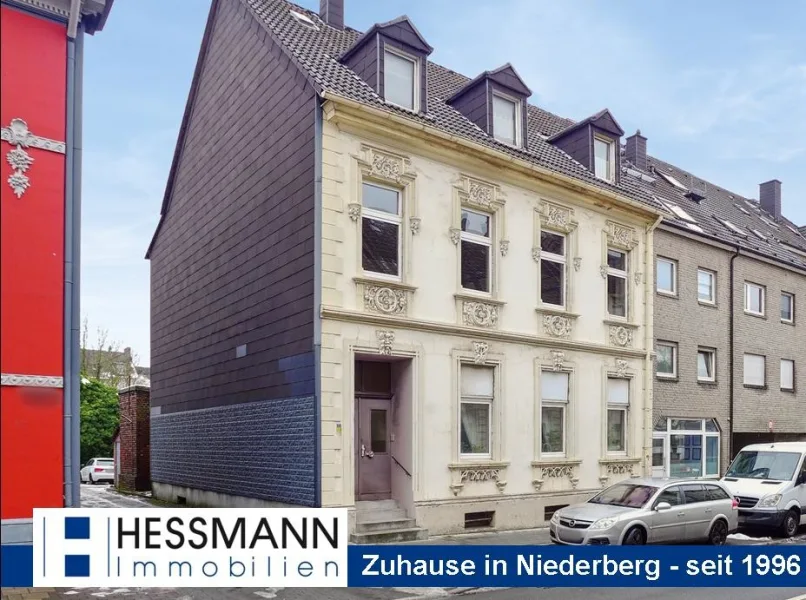 Titelbild - Haus kaufen in Velbert - 3-Familienhaus mit kleinem Werkstattgebäude in zentraler Lage von Velbert