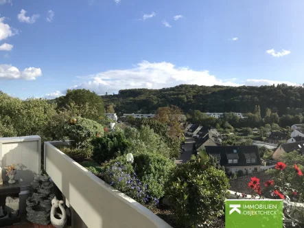 Ausblick von Ihrem Balkon - Wohnung mieten in Essen - Einzigartiger Panoramablick auf das Ruhrtal im begehrten Essener Süden