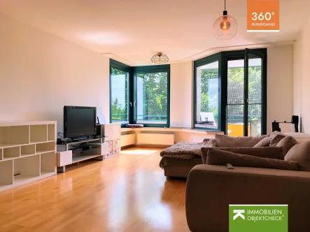 Wohnzimmer - Wohnung mieten in Mettmann - Charmante Vier-Zimmer-Wohnung mit Balkon