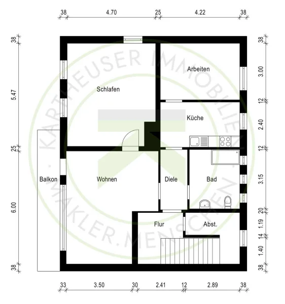 Grundriss - Dachgeschoss