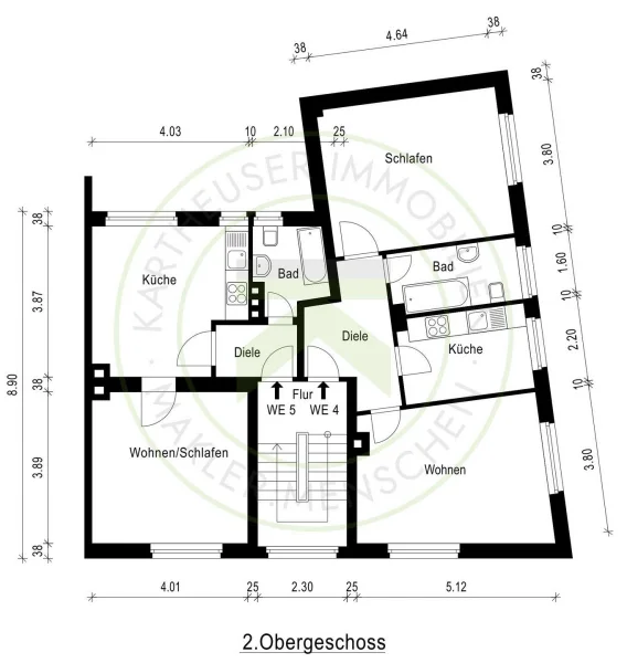 Grundriss 2. Obergeschoss