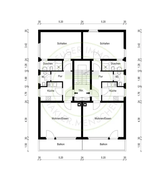 Grundriss - 1. Obergeschoss