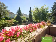 Balkon im Essbereich