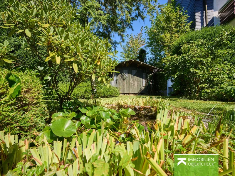 Biotop und Gartenhaus