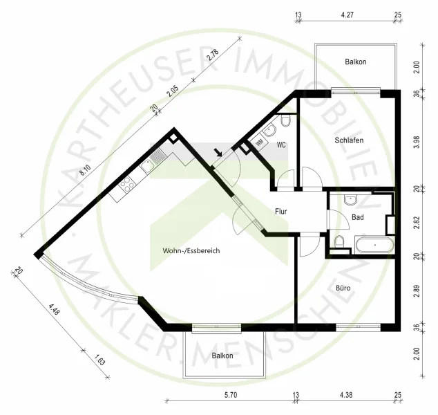 Grundriss - 1.Obergeschoss