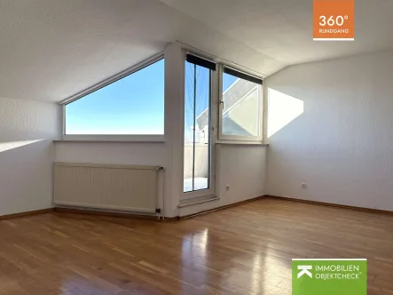 Wohnzimmer - Wohnung mieten in Wülfrath - Traumhafte 3-Zimmer-Wohnung mit Panoramablick ins grüne