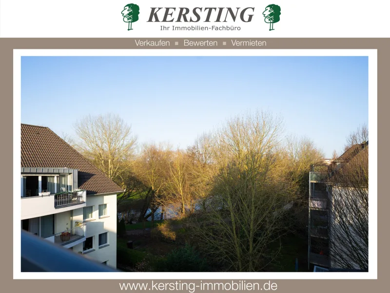 Krefeld-Oppum - Wohnung kaufen in Krefeld - Krefeld Oppum! Charmante Maisonette-Wohnung mit 3 Zimmern, freigelegten Holzbalken und großem Balkon