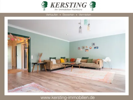 Krefeld Cracau - Wohnung kaufen in Krefeld - Top Lage Bismarckviertel! Modernisierte 3-Zimmer-Wohnung mit großem Süd-Balkon in ruhiger Lage