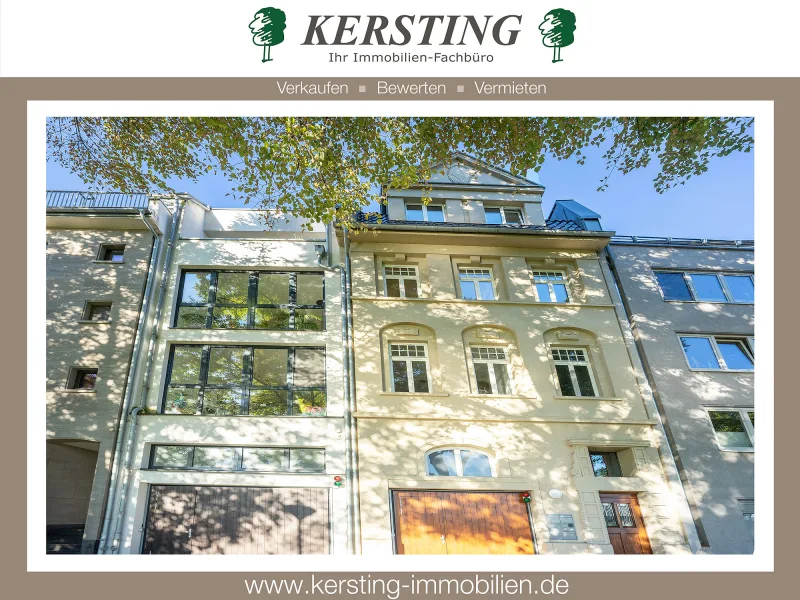 Krefeld - Uerdingen - Haus kaufen in Krefeld / Uerdingen - 1A-Anlage-Immobilie mit 5 exklusiven Wohnungen und 7 Tiefgaragenstellplätzen in 1. Rheinlinie!