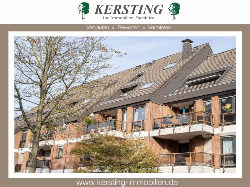 Krefeld Bockum - Wohnung kaufen in Krefeld / Bockum - KR-Bockum! Geschmackvolle Maisonettewohnung mit Terrasse und Tiefgaragenstellplatz in Bestlage!