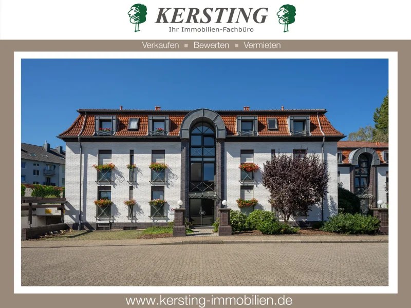 Krefeld-Bismarckplatz - Wohnung kaufen in Krefeld - Bismarckplatz! Großzügige Eigentumswohnung mit 2 Terrassen in beliebtem Gebäudekomplex
