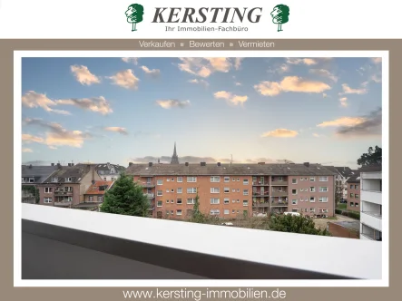 Krefeld City - Wohnung kaufen in Krefeld - Krefeld-Citylage: lichtdurchflutete Wohnung mit schönem Sonnenbalkon und Tiefgaragen-Stellplatz!