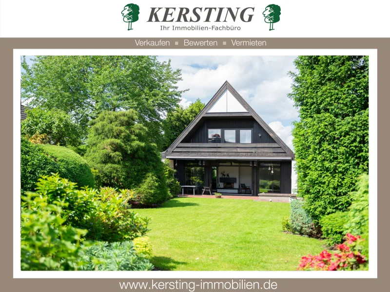 Krefeld ! - Haus kaufen in Krefeld - Ein freistehendes Architektenhaus mit wunderschöner Garten-Oase in toller Lage des Krefelder Westens