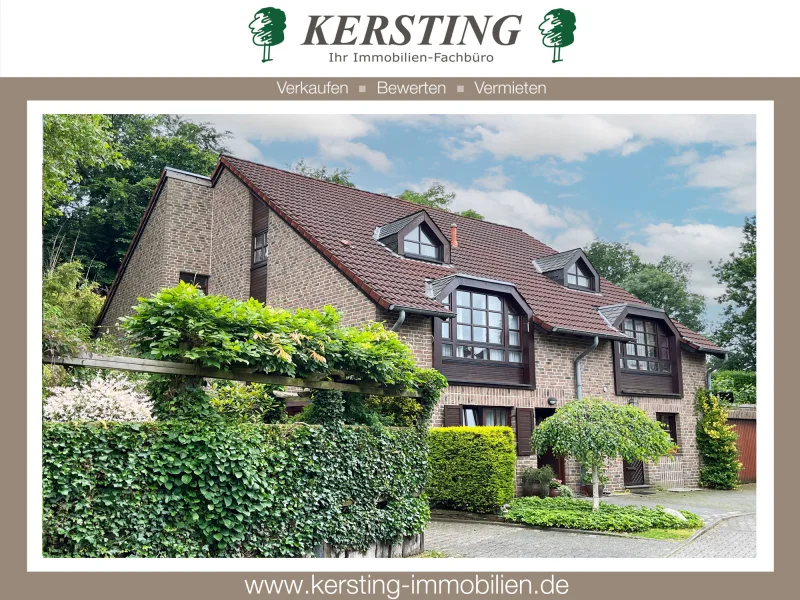 Krefeld ! - Haus kaufen in Krefeld - Top Angebot in verkehrsberuhigter Lage! Einfamilien-Doppelhaushälfte mit individueller Garten-Oase!