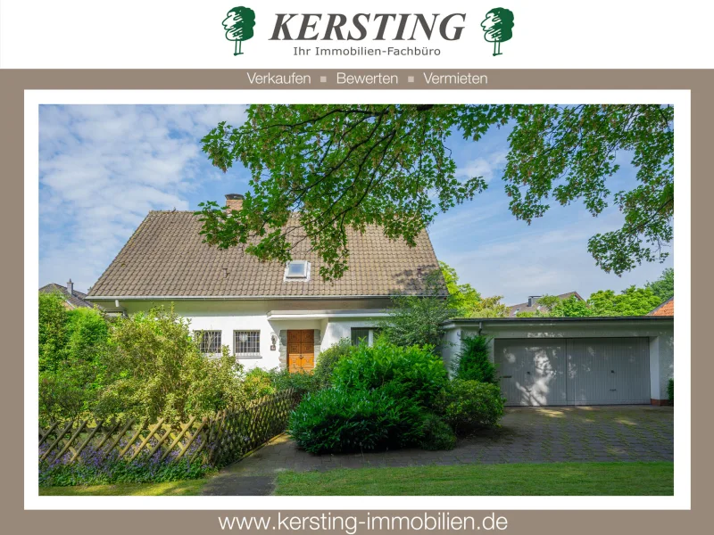 Krefeld Stadtwald - Haus kaufen in Krefeld - Front Row direkt am Krefelder Stadtwald! Attraktives Familiendomizil mit großem Garten in 1A Lage