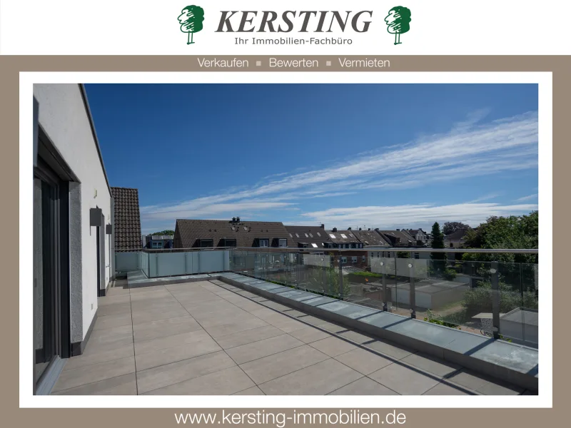 Krefeld Fischeln - Wohnung mieten in Krefeld - KR-Fischeln: Barrierefreies Luxus-Penthouse mit gr. Sonnenterrasse & bester Anbindung nach Düsseldorf