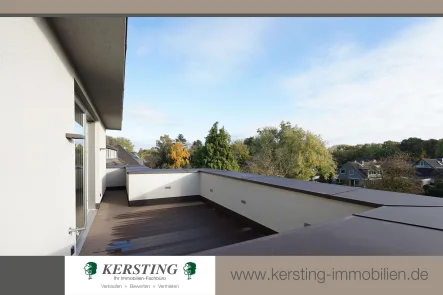 Krefeld-Stadtwald - Wohnung mieten in Krefeld - Krefeld - Stadtwald! Schickes 2 Zimmer Neubau-Penthouse in gefragter Lage mit großer Terrasse!