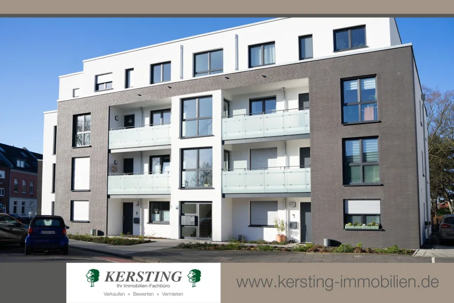 Krefeld-Linn - Wohnung mieten in Krefeld / Linn - KR - Linn! Exklusive barrierefreie Neubauwohnung mit Tiefgaragenstellplatz und schönem Sonnenbalkon!