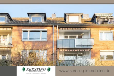 Krefeld-Uerdingen - Wohnung kaufen in Krefeld / Uerdingen - Krefeld-Uerdingen! Hübsche 2-Zimmer-Eigentumswohnung mit schöner Sonnen-Loggia und Einzelgarage!