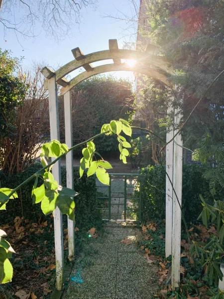 Ausgang aus dem Garten