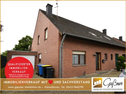  - Haus kaufen in Hückelhoven-Ratheim - Doppelhaushälfte mit Garage und Garten in ruhiger Lage von Hückelhoven-Ratheim