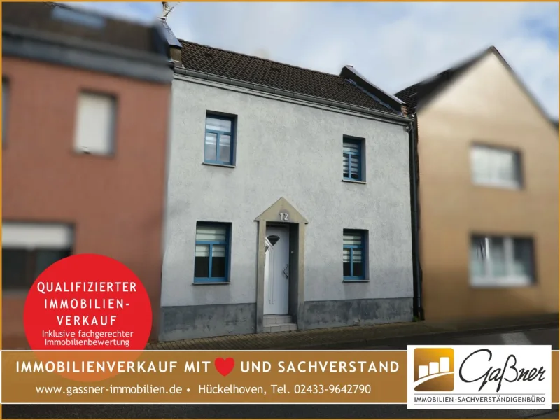  - Haus kaufen in Hückelhoven-Hilfarth - Modernisiertes Reihenmittelhaus mit Innenhof in Hückelhoven-Hilfarth