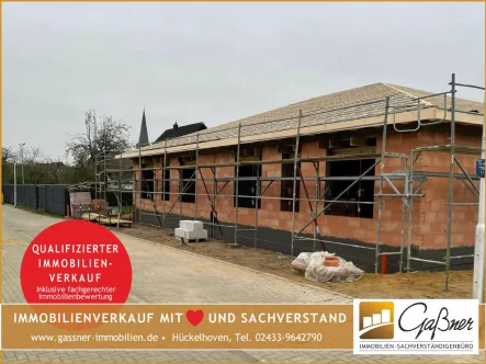  - Haus kaufen in Waldfeucht - Neubau Bungalow-Doppelhaushälfte mit Garage in Waldfeucht