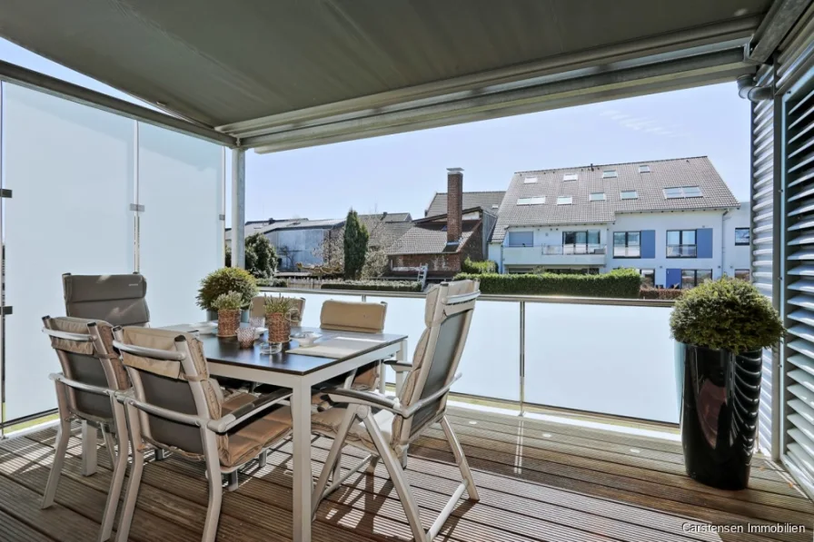 Terrasse - Wohnung kaufen in Erkelenz - BARRIEREFREIE STYLISCHE WOHNUNG ... SÜDBALKON ... STELLPLÄTZE