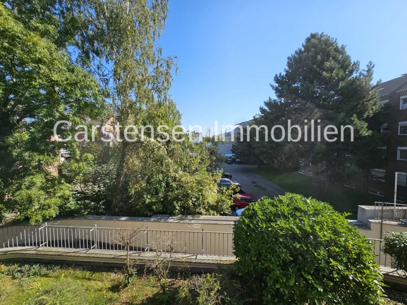 Ausblick Balkon Schlafzimmer