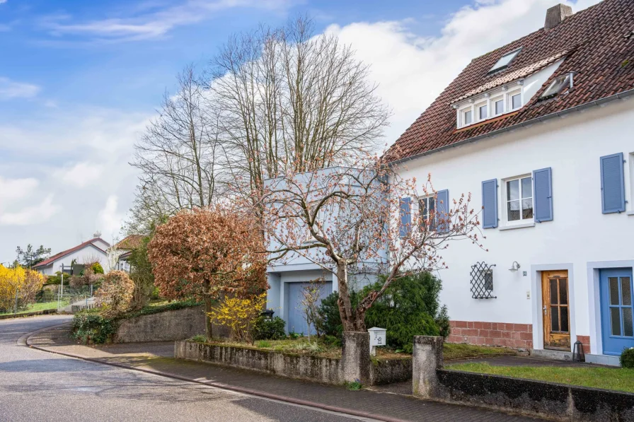 Außenansicht - Straßenseite - Haus kaufen in Annweiler am Trifels - Das wundervolle Familienhaus der Paper Brothers