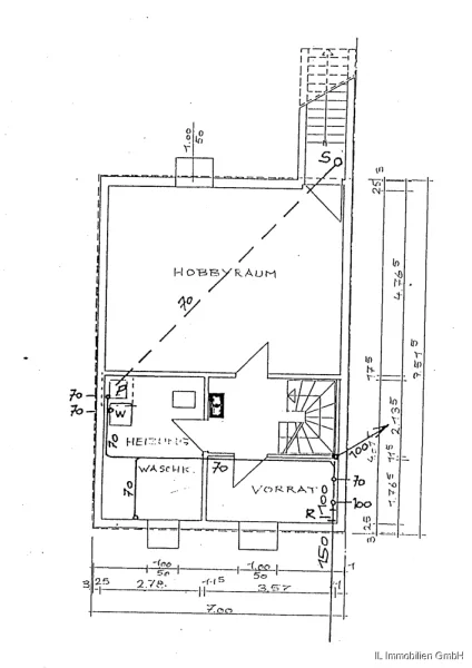 Grundriss Keller