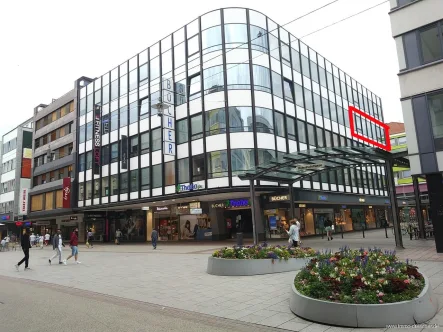 Lage im Gebäude - Büro/Praxis mieten in Saarbrücken - Exklusives Büro im Herzen von Saarbrücken – Arbeiten mit Stil und Komfort  Bürofläche in 1A-Lage
