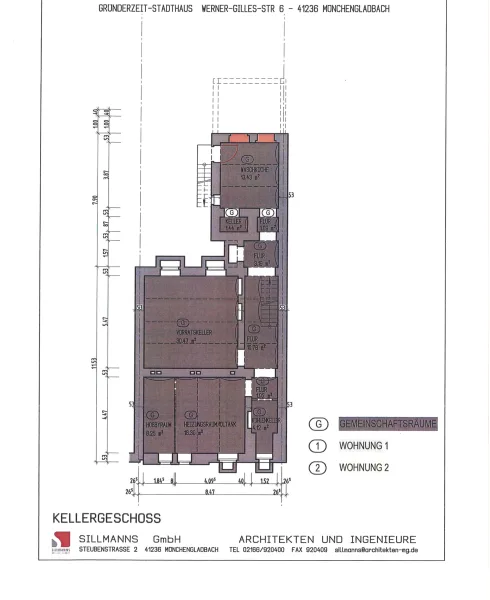 #800 Grundriss Keller