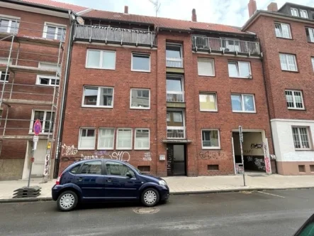 Frontansicht  -2- - Haus kaufen in Münster - Münster Innenstadt -  Solides Mehrfamilienhaus mit 8 Wohnungen und kleinem Gewerbeteil