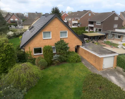 Frontansicht - Haus kaufen in Dülmen - Idyllisches Einfamilienhaus mit viel Platz für die ganze Familie oder Mehrgenerationenwohnen.