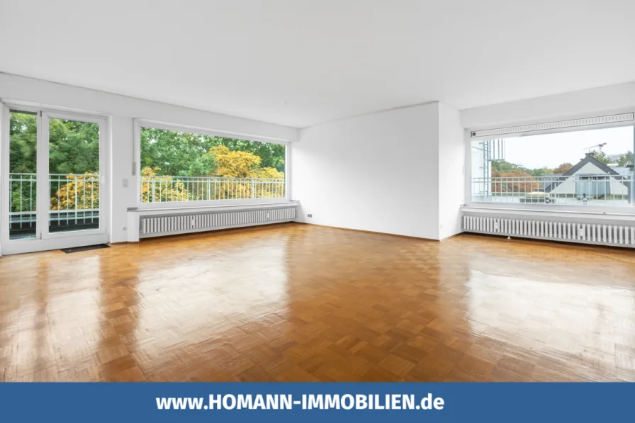 Wohn-/Esszimmer - Wohnung kaufen in Münster - Penthouse am Schlossgarten!