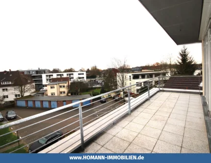  - Wohnung kaufen in Münster / Gievenbeck - Zwei Zimmer Penthouse mit großer Dachterrasse und Tiefgaragenstellplatz in Münster