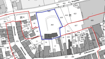 Burgstraße - 1 Entwurf - Grundstück kaufen in Stadtlohn - Exklusives Grundstück in zentraler Lage von Stadtlohn