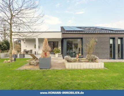  - Haus kaufen in Drensteinfurt / Ameke - Energieeffizient und Stilsicher! Moderner Bungalow für Paare oder kleine Familien