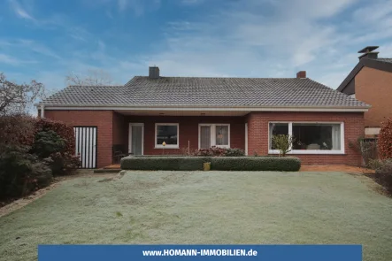 Gartenansicht - Haus kaufen in Sendenhorst - Zentral und trotzdem ruhig - Bungalow im Herzen von Sendenhorst