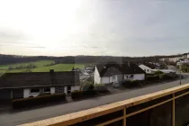 Blick vom Balkon