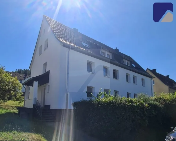 Ansicht - Wohnung mieten in Plettenberg - Plettenberg-Ohle: Modernisierte 2-Zimmer-Wohnung im Erdgeschoss