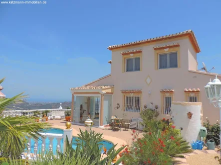  - Haus kaufen in Pedreguer - Costa Blanca, Elegante Villa mit fantastischem Meerblick in Monte Pedreguer zu verkaufen